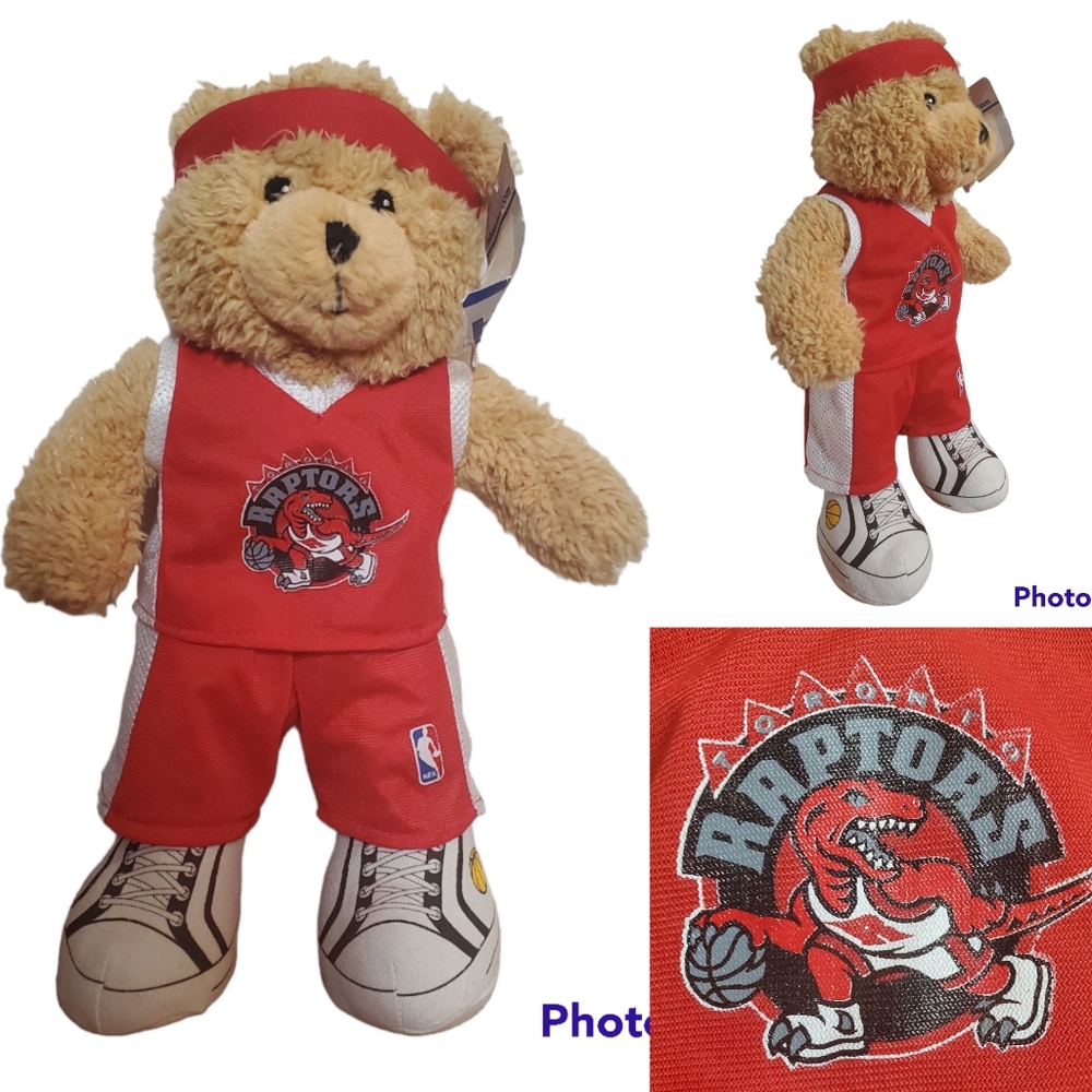 2010 Toronto Raptors Vintage Logo Basketball Teddy Bear NWT 15 inch